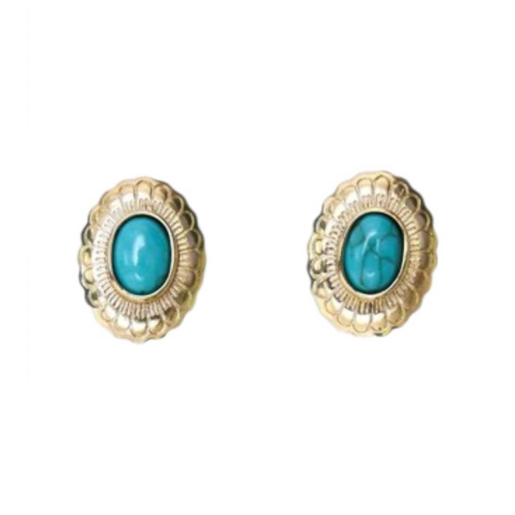New West & Co. Women's Denise Post Earring In Turquoise